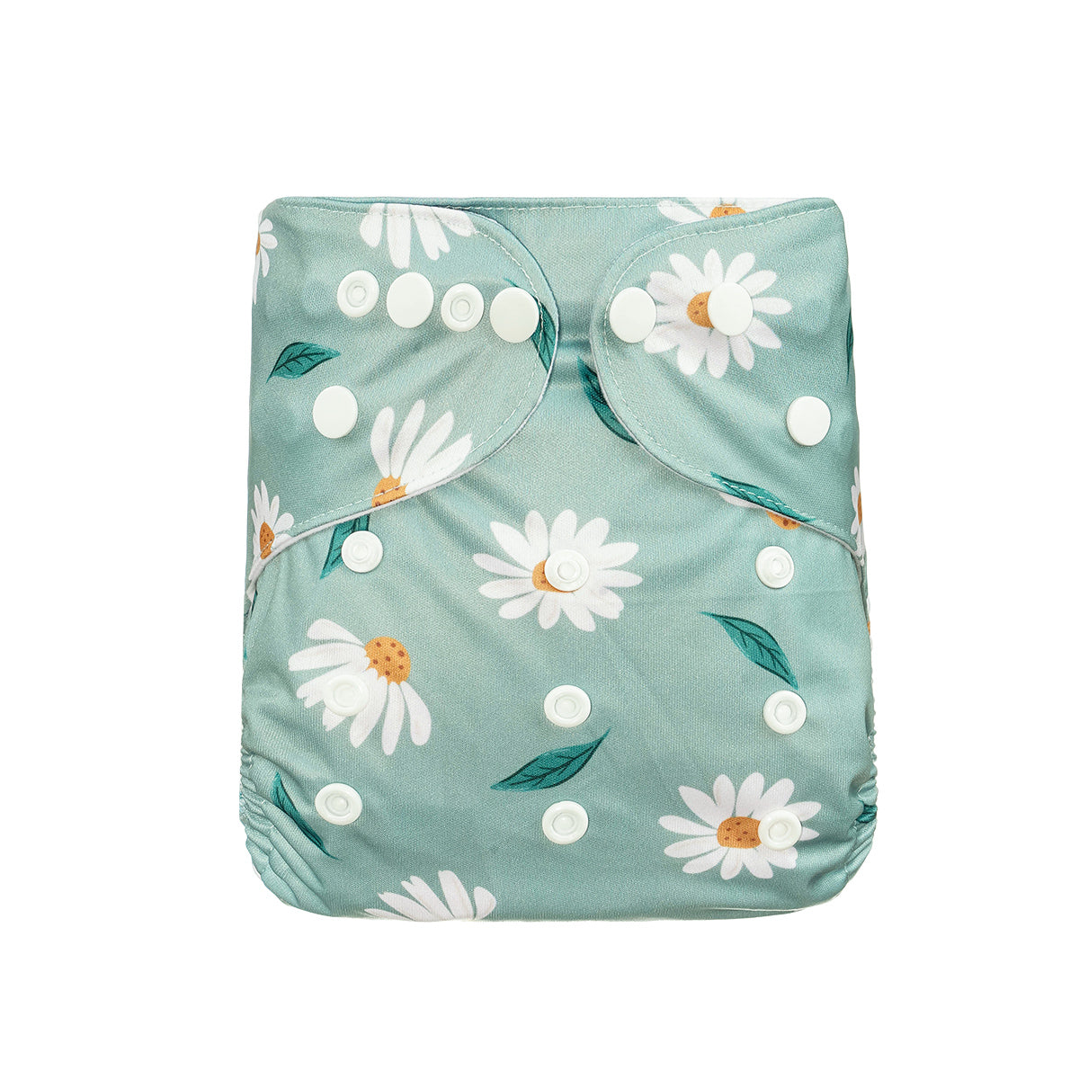 Green with daisies